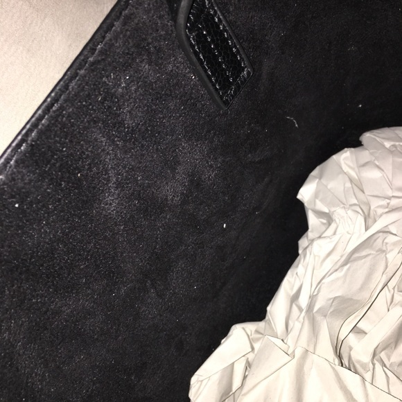 Steve Madden Black Leather Tote / Crossbody - Picture 7 of 7